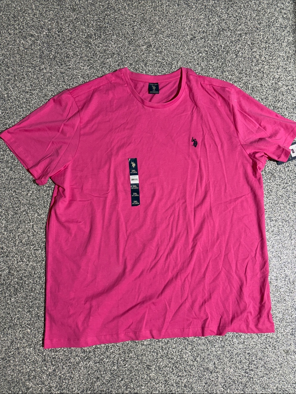US Polo Association Men’s Crewneck T-Shirt - Pink